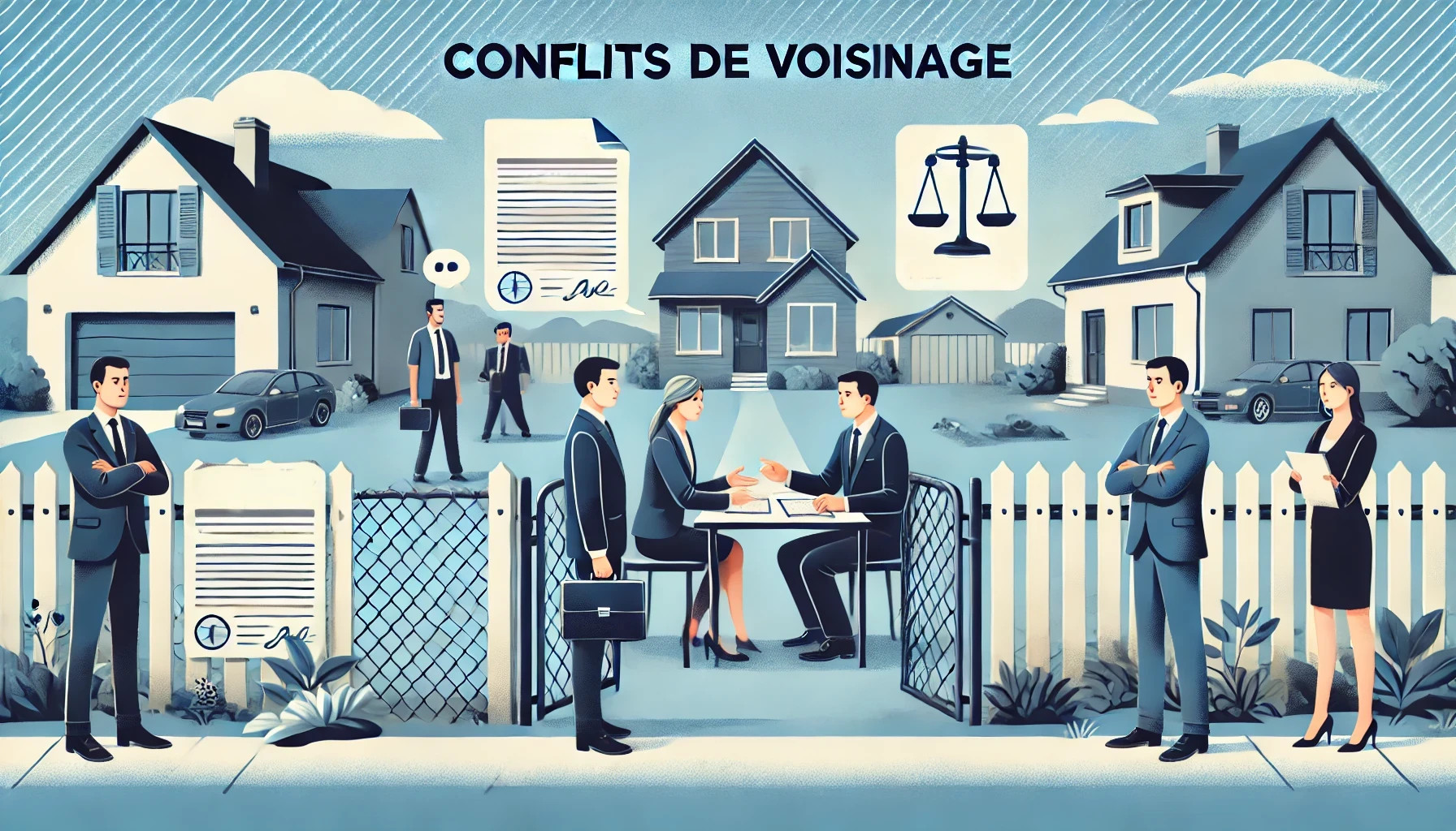 résolution d'un conflit de voisinage